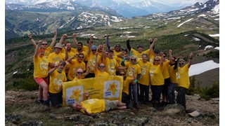 Mont Blanc trek team